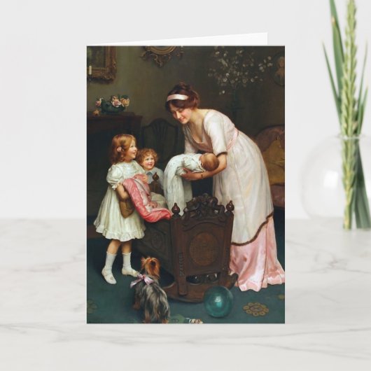 kunstwerk - Big Sisters en Baby, Kaart (Voorkant)