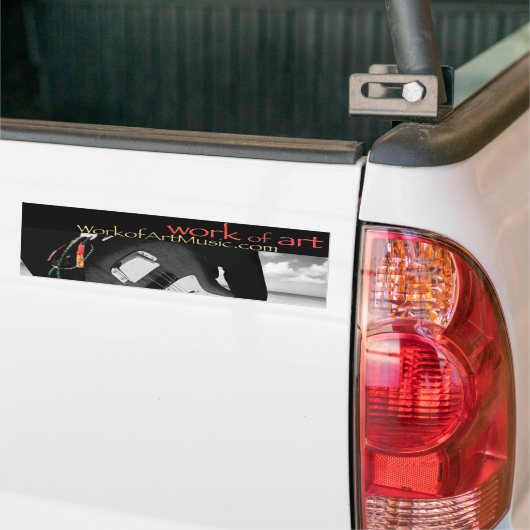 Kunstwerk Bumpersticker (Op Truck)