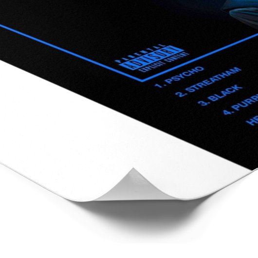 Kunstwerk Dave Psychodrama Poster (Hoek)