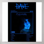 Kunstwerk Dave Psychodrama Poster (Voorkant)