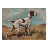  kunstwerk - de Pointer Dog, (Voorkant Horizontaal)
