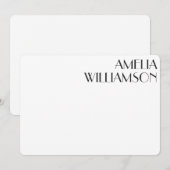  kunstwerk Deco Black - Speciaal design Notitiekaartje (Voorkant / Achterkant)