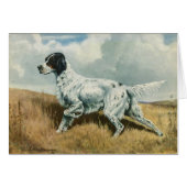 kunstwerk - Engelse Setter Dog, (Voorkant Horizontaal)