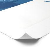 Kunstwerk Franse Alpen 1 Poster (Hoek)