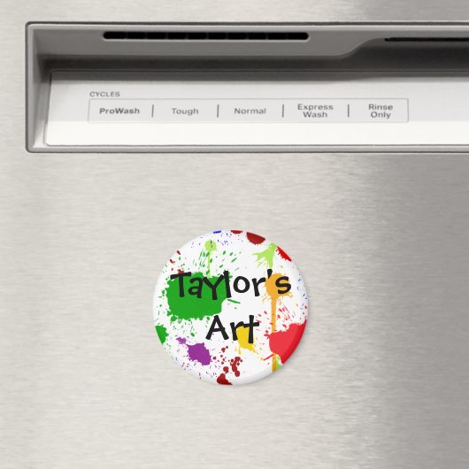 Kunstwerk Gepersonaliseerde Magneet (Insitu (Vaatwasser))