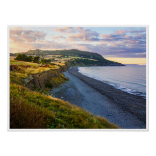 Kunstwerk Greystones Beach Ierland   Kustposter Perfect Poster