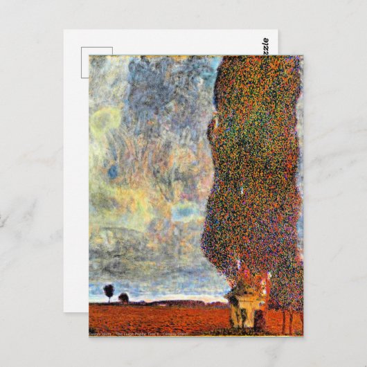Kunstwerk Gustav Klimt, de grote populaire boom II Briefkaart (Voorkant / Achterkant)