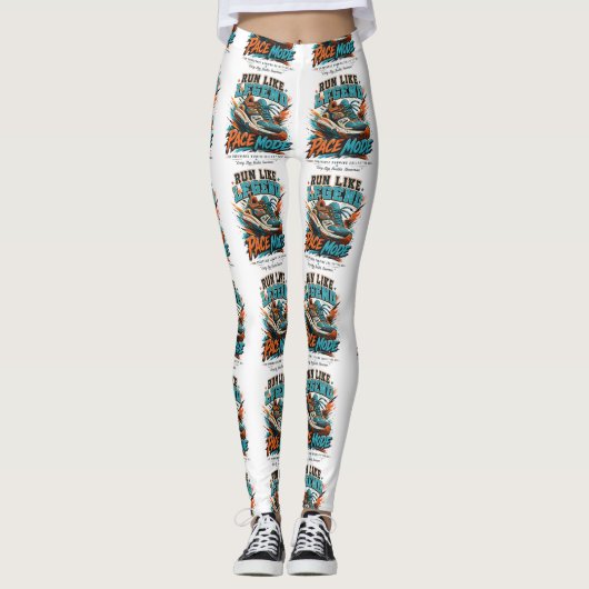Kunstwerk Hardloop Schoen in Legend Pace Mode Retr Leggings (Voorkant)