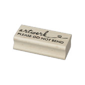 Kunstwerk Hart Niet Buigen A.U.B. Rubberstempel (Stempel)