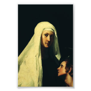 Kunstwerk Heilige Franciscus van Rome Beschermenge Foto Afdruk