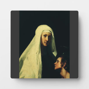 Kunstwerk Heilige Franciscus van Rome Beschermenge Fotoplaat