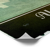 Kunstwerk in Birmingham Art Deco Design City Poste Poster (Hoek)