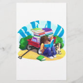 Kunstwerk in boek LEES Briefpapier (Achterkant)