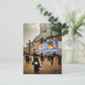 Kunstwerk in Parijs, Rue du Havre Briefkaart (Staand voorkant)