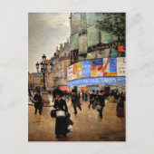 Kunstwerk in Parijs, Rue du Havre Briefkaart (Voorkant)