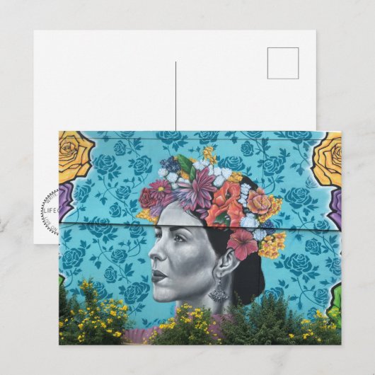 Kunstwerk in San Antonio Briefkaart (Voorkant / Achterkant)