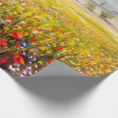 Kunstwerk Italiaanse tuscany cypert landschap met Cadeaupapier (Hoek)