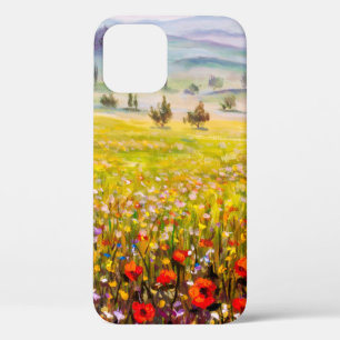 Kunstwerk Italiaanse tuscany cypert landschap met Case-Mate iPhone Case