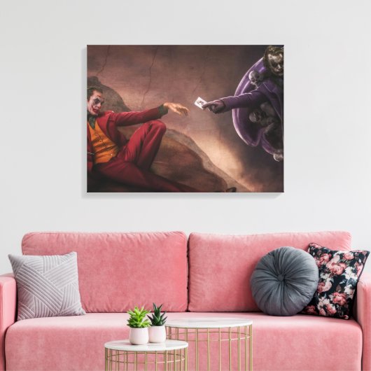 Kunstwerk Joker Premium Wrapped Canvas (gloss) (Insitu (Woonkamer))