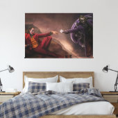 Kunstwerk Joker Premium Wrapped Canvas (gloss) Afdruk (Insitu (Slaapkamer))