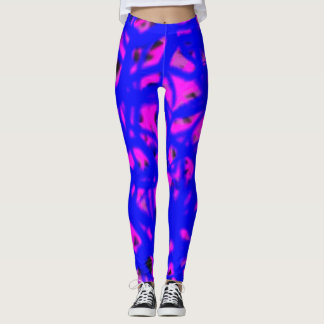 Kunstwerk kleurrijke trendy zomer en lente leggings