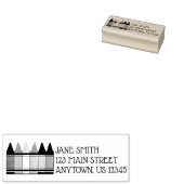 Kunstwerk levert lerarenschool op maat rubberstempel (Gestempeld)