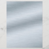 Kunstwerk met geborsteld zilveren uiterlijk als ac flyer (Voorkant)