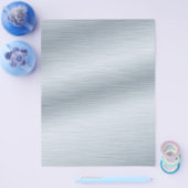 Kunstwerk met geborsteld zilveren uiterlijk als ac flyer (Enkel)