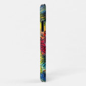 Kunstwerk met kleurrijke bloem Case-Mate iPhone case (Achterkant/rechts)