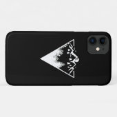 Kunstwerk met lijst driehoek met wildernis Case-Mate iPhone case (Achterkant (horizontaal))