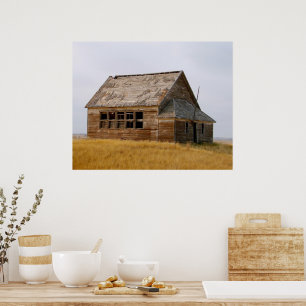 Kunstwerk met lijst over erfgoed poster