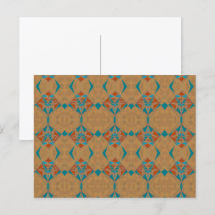 Kunstwerk met ster-man-ontwerp van Zuidwestelijke  Briefkaart