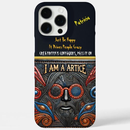 Kunstwerk met vette texturen en een opvallend oog Case-Mate iPhone case (Achterkant)