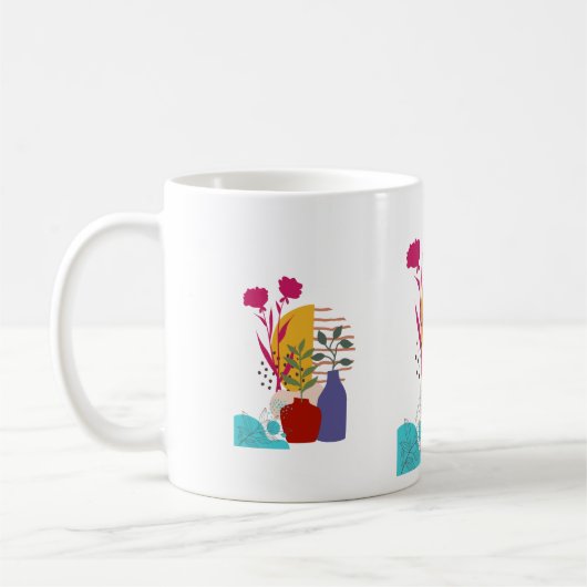 Kunstwerk ontwerp koffiemok (Links)