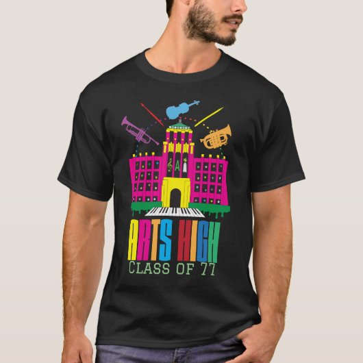 Kunstwerk op de middelbare school t-shirt (Voorkant)