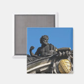 Kunstwerk op de Royal Art Academy, Dresden Magneet (Voorkant / Achterkant)