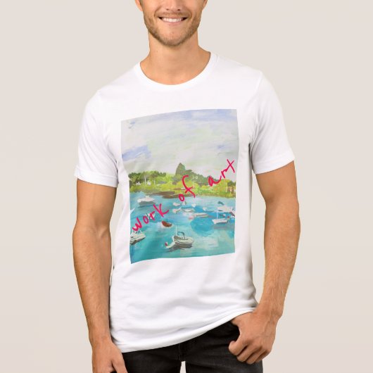 Kunstwerk Tri-Blend Shirt (Voorkant)