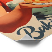 Kunstwerk uit het Atoomtijdperk Grappige keukenmuu Poster (Hoek)