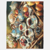 Kunstwerk van Afternoon Tea Fleece Deken (Voorkant)