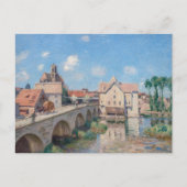 Kunstwerk van Alfred Sisley - Le Pont de Moret Briefkaart (Voorkant)