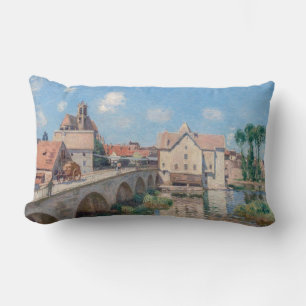 Kunstwerk van Alfred Sisley - Le Pont de Moret Kussen