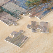 Kunstwerk van Alfred Sisley - Le Pont de Moret Legpuzzel (Zijkant)