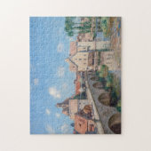 Kunstwerk van Alfred Sisley - Le Pont de Moret Legpuzzel (Verticaal)