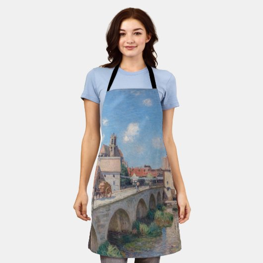Kunstwerk van Alfred Sisley - Le Pont de Moret Schort (Gedragen)