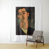 Kunstwerk van Amedeo Modigliani Wandkleed (In situ)