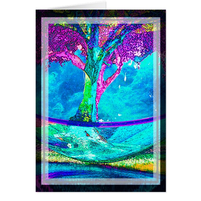 Kunstwerk van Amelia Carrie in de kleurrijke leven (Voorkant)