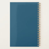 Kunstwerk van anime meisje omringd door regenboogl planner (Achterkant)