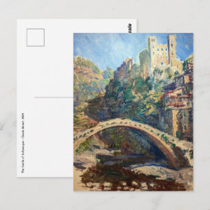Kunstwerk van Claude Monet - Het kasteel van Dolce Briefkaart