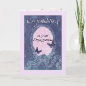 Kunstwerk van Congrats van het verloving het Kaart (Voorkant)