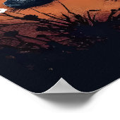 Kunstwerk van de honingdas poster (Hoek)